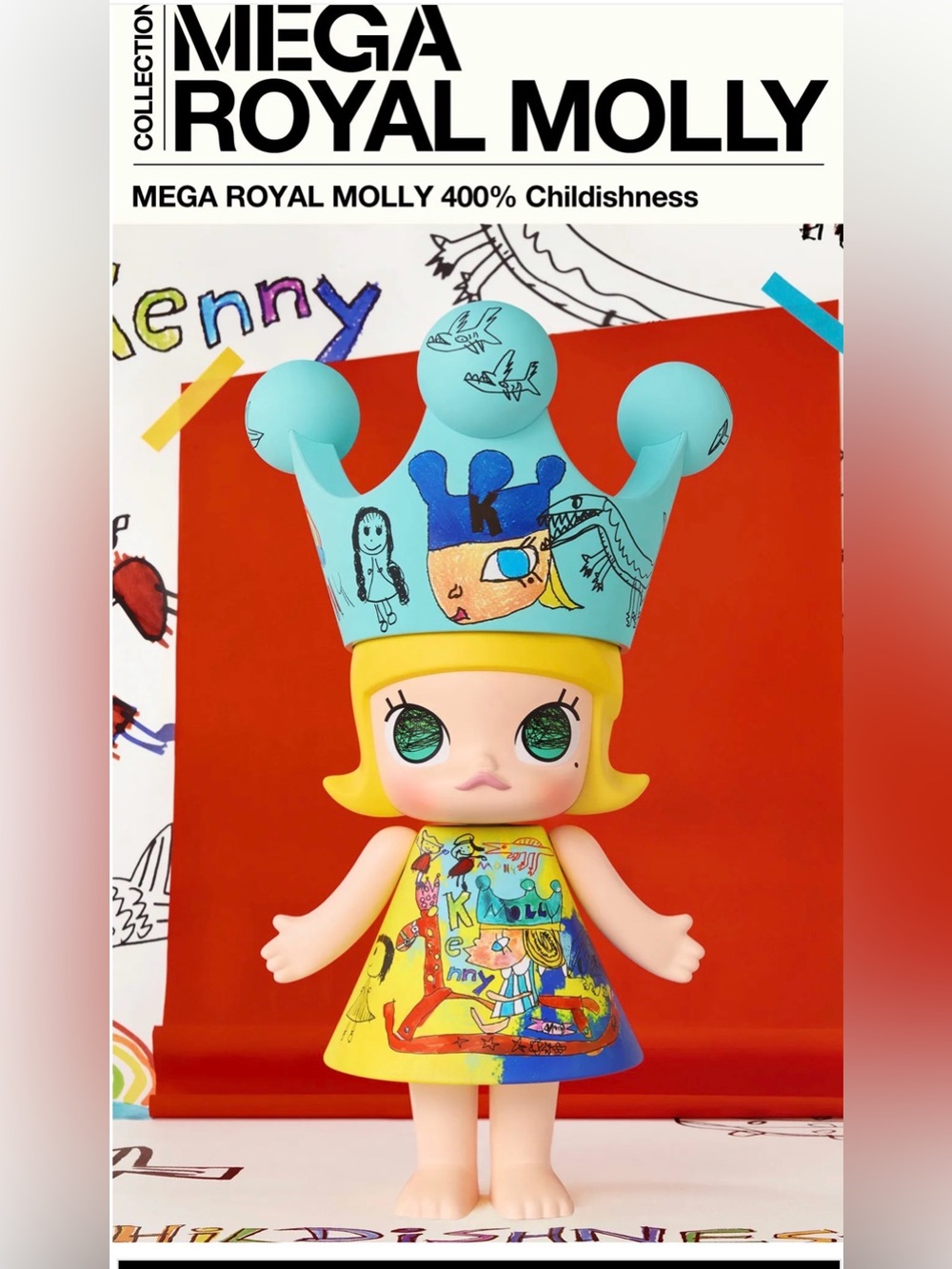 Authentic MEGA ROYAL MOLLY 400% Childishness - Factory Sealed